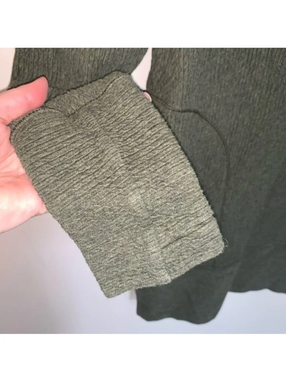 Lululemon Along the Way Dress Heathered Dark Olive M